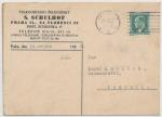 1938, Praha, S. Schulhof - velkoobchod železářský