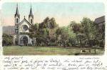Karlín - kostel s parkem