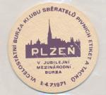 Plzeň - - V. burza pivních etiket a tácků