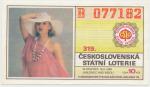 319. Československá státní loterie - Jablonec nad Nisou