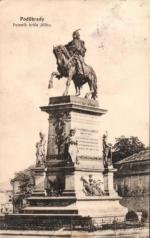 Poděbrady - pomník krále Jiřího