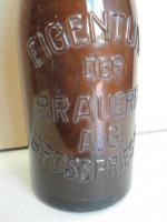 Pivní láhev - pivovar Großpriesen / Velké Březno 