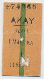 Zahraničí - AKAY, Kopru, r. 1933-38 ?