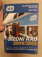 Jízdní řád ČD, 2004 / 2005