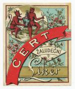 Čert žaludeční likér 6x7,2 cm