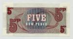 Bankovka British Armed Forces, 5 New Pence, 1972