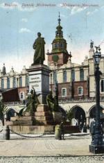 Kraków - pomník Mickiewicze 