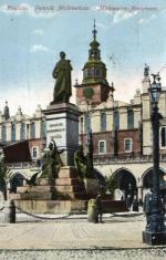 Kraków - pomník Mickiewicze