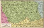 Mapa Królestva Polskiego i Galicyi