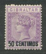 1889, Gibraltar Mi-*20