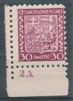 1929, Státní znak DČ 2A, pof **252