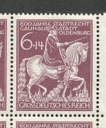 1945, Deutsches Reich Mi-**907 DV - VI tečka za 6