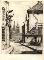 Praha - ulička k Hradu