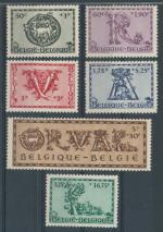 1943, Belgie Mi-**642/47
