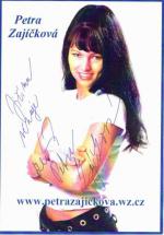 Autogram Petra Zajíčková