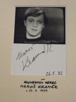 Autogram Maroš Kramár