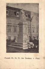 Plzeň - pomník Dr. Jos. Smetany