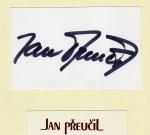 Autogram Jan Přeučil