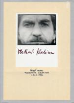 Autogram Vladimír Kratina 