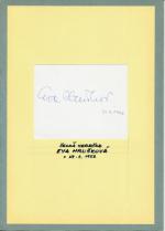 Autogram Eva Hrušková