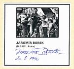 Autogram Jaromír Borek