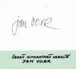 Autogram Jan Vobr