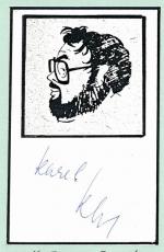 Autogram Karel Klos 