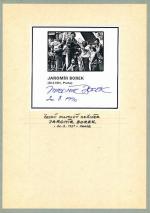 Autogram Jaromír Borek