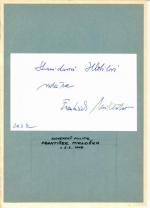 Autogram František Mikloško