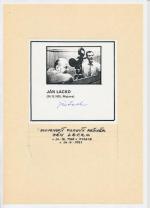 Autogram Ján Lacko
