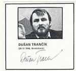 Autogram Dušan Trančík