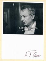 Autogram Ladislav Tůma