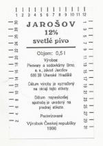 Pivovar Jarošov 12%