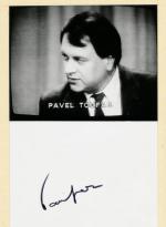 Autogram Pavel Toufar