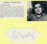 Autogram Rudolf Šipkovský
