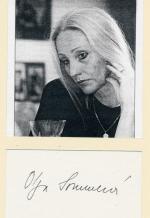 Autogram Olga Sommerová