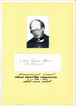 Autogram Václav František Lobkowicz