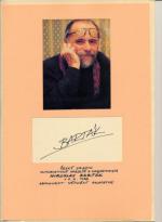 Autogram Miroslav Barták 
