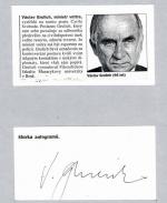 Autogram Václav Grulich 