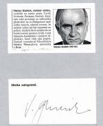 Autogram Václav Grulich