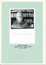 Autogram Dalimil Klapka