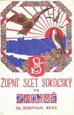 Sokol - slet Znojmo 1919