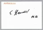Autogram Eduard Landisch