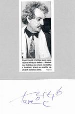 Autogram Pavel Dostál