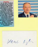 Autogram Karel Dyba
