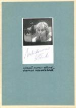 Autogram Ludmila Melicharová