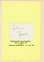 Autogram Julius Bielík