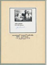 Autogram Ján Lacko