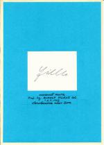 Autogram Rudolf Filkus