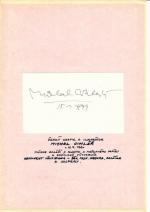 Autogram Michal Cihlář 